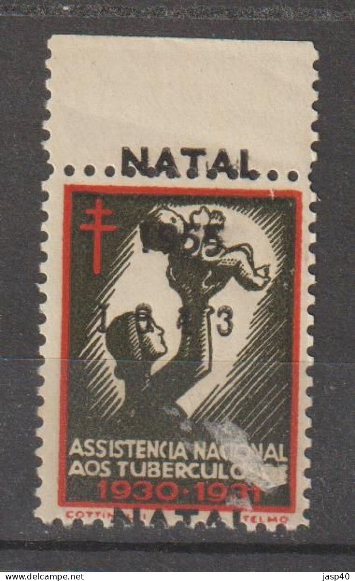 N - PORTUGAL VINHETAS TUBERCULOSOS - NOVO - MNH - SOBRECARGA "NATAL 1943" DUPLA E DESLOCADA - Unused Stamps