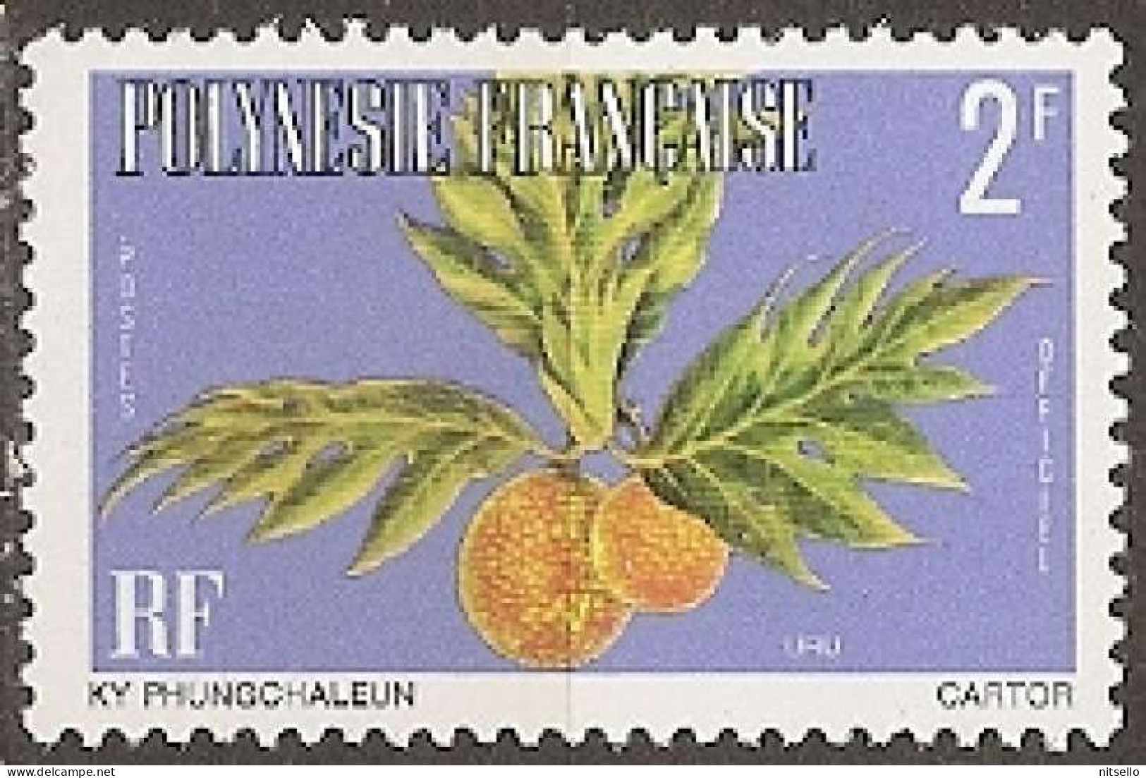 LOTE 2202A ///  (C015)  POLINESIA FRANCESA  - YVERT Nº: SERVICE N° 2 (A) **   ¡¡¡ OFERTA - LIQUIDATION - JE LIQUIDE !!! - Timbres-taxe