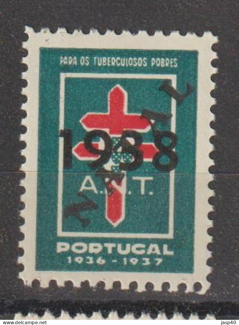 N - PORTUGAL VINHETAS TUBERCULOSOS - NOVO - MNH - SOBRECARGA " NATAL1938" - Neufs