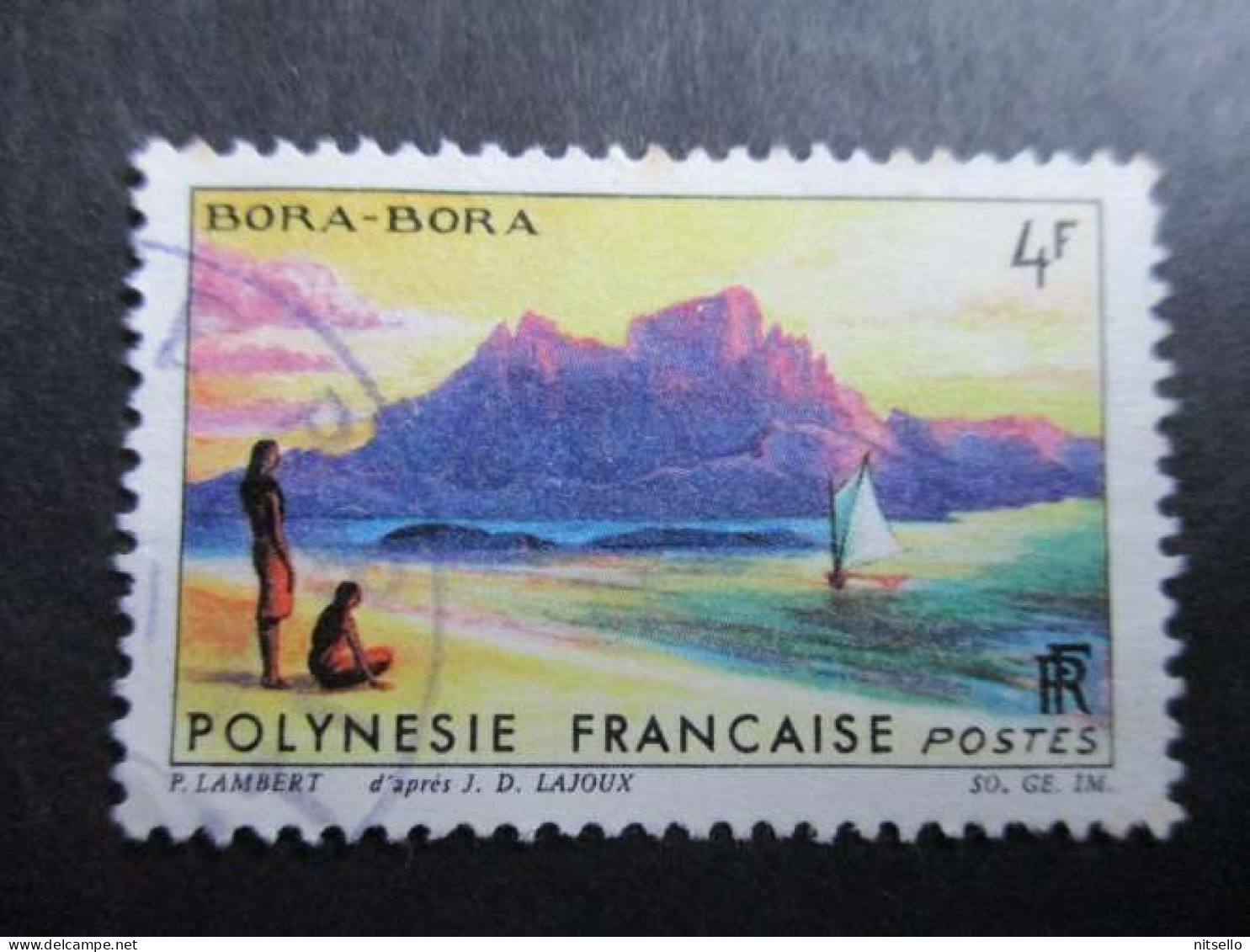 LOTE 2202A ///  (C015)  POLINESIA FRANCESA  - YVERT Nº: 31 OBL 1964   ¡¡¡ OFERTA - LIQUIDATION - JE LIQUIDE !!! - Oblitérés