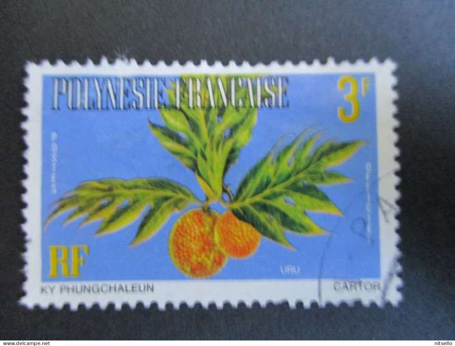 LOTE 2202A ///  (C015)  POLINESIA FRANCESA  - YVERT Nº: SERVICE 3 OBL 1977   ¡¡¡ OFERTA - LIQUIDATION - JE LIQUIDE !!! - Timbres-taxe