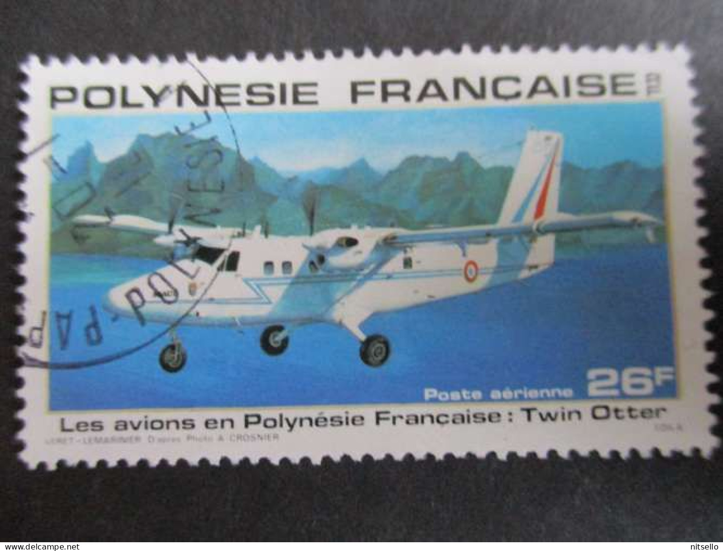 LOTE 2202A ///  (C020)  POLINESIA FRANCESA  - YVERT Nº: C AEREO 157 OBL 1980  ¡¡¡ OFERTA - LIQUIDATION - JE LIQUIDE !!! - Oblitérés