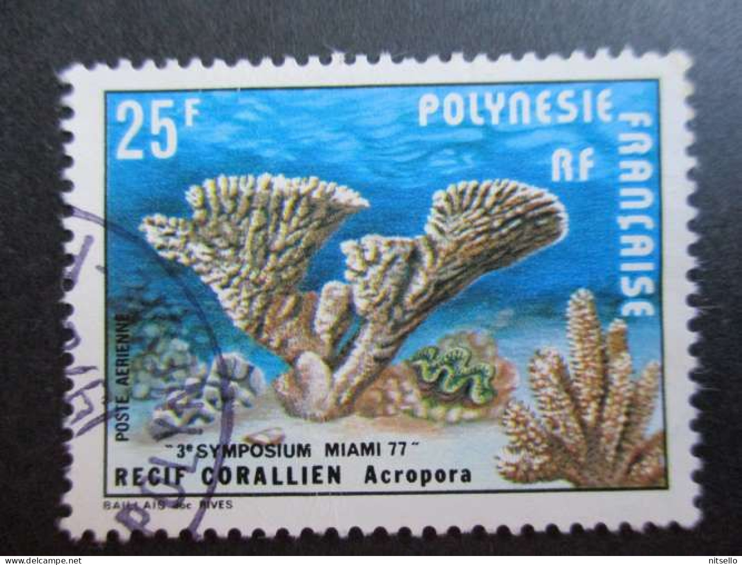 LOTE 2202A ///  (C030)  POLINESIA FRANCESA  - YVERT Nº: C AEREO 121 OBL 1977 ¡¡¡ OFERTA - LIQUIDATION - JE LIQUIDE !!! - Used Stamps