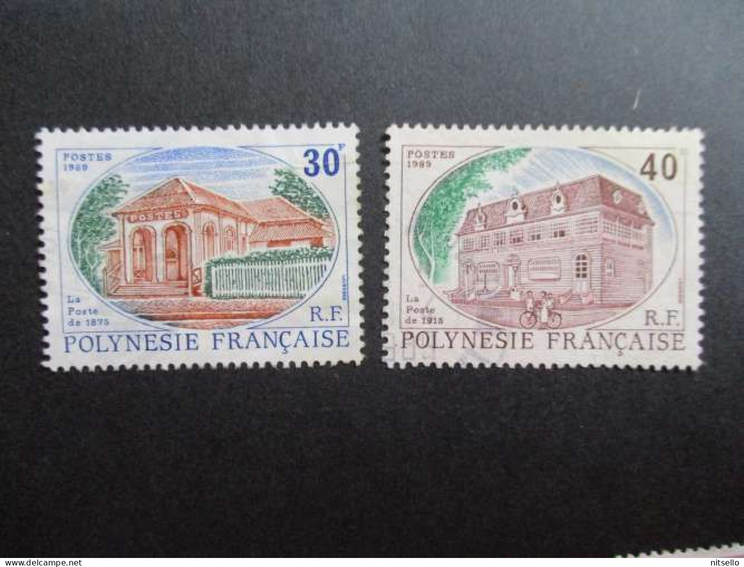LOTE 2202A ///  (C030)  POLINESIA FRANCESA  - YVERT Nº: 322 & 323 OBL 1988 ¡¡¡ OFERTA - LIQUIDATION - JE LIQUIDE !!! - Used Stamps