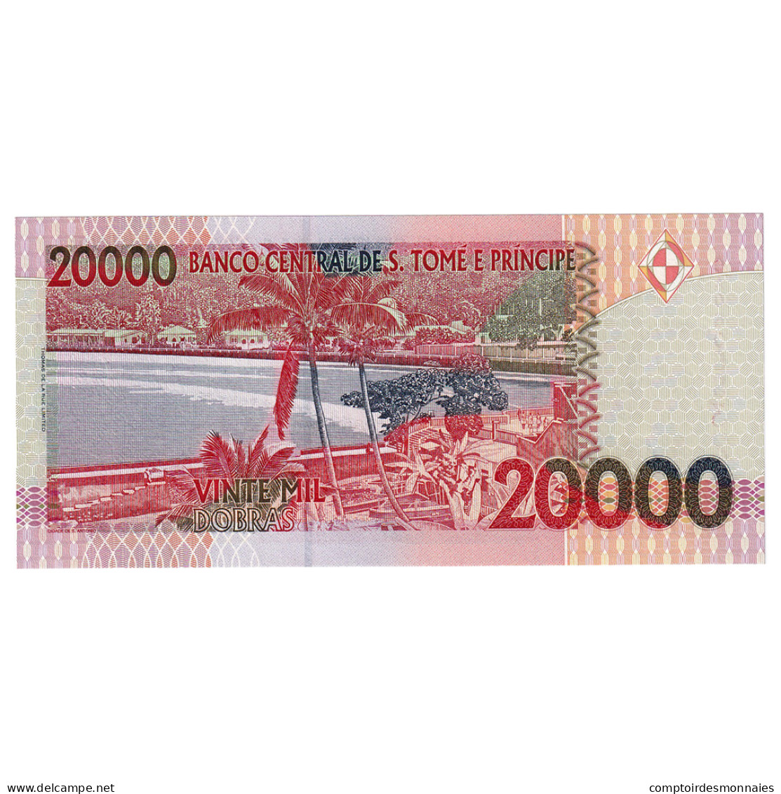 Billet, Sao Tomé-et-Principe, 20,000 Dobras, 1996, 1996-10-22, KM:67a, NEUF - Sao Tome And Principe