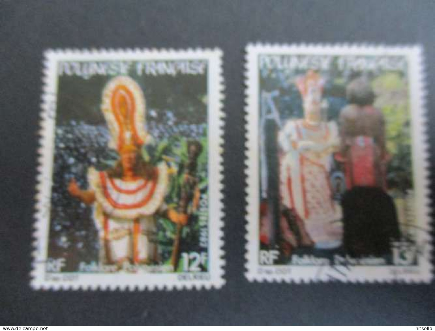 LOTE 2202A ///  (C020)  POLINESIA FRANCESA  - YVERT Nº:  181/182 OBL 1982 ¡¡¡ OFERTA - LIQUIDATION - JE LIQUIDE !!! - Used Stamps