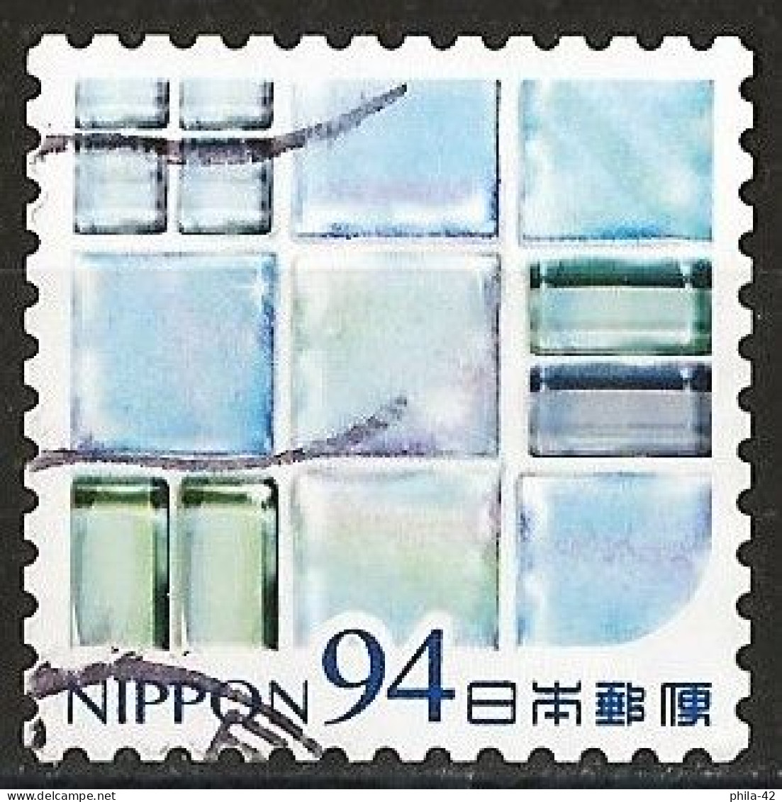 Japan 2020 - Mi 10477 - YT 10103 ( Ceramic Tile Pattern ) - Gebruikt