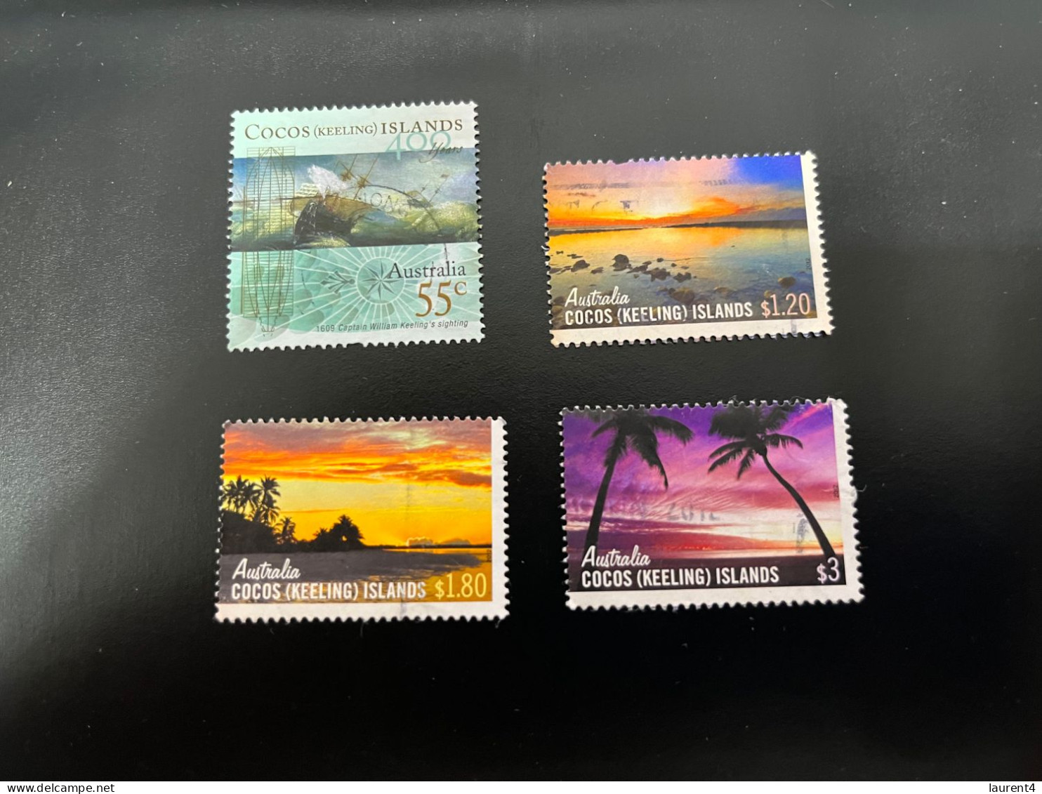21-10-2023 (stamps) Selection Of Cocos (Keeling) Island Stamps (Australia) - 4 Stamps - Cocos (Keeling) Islands