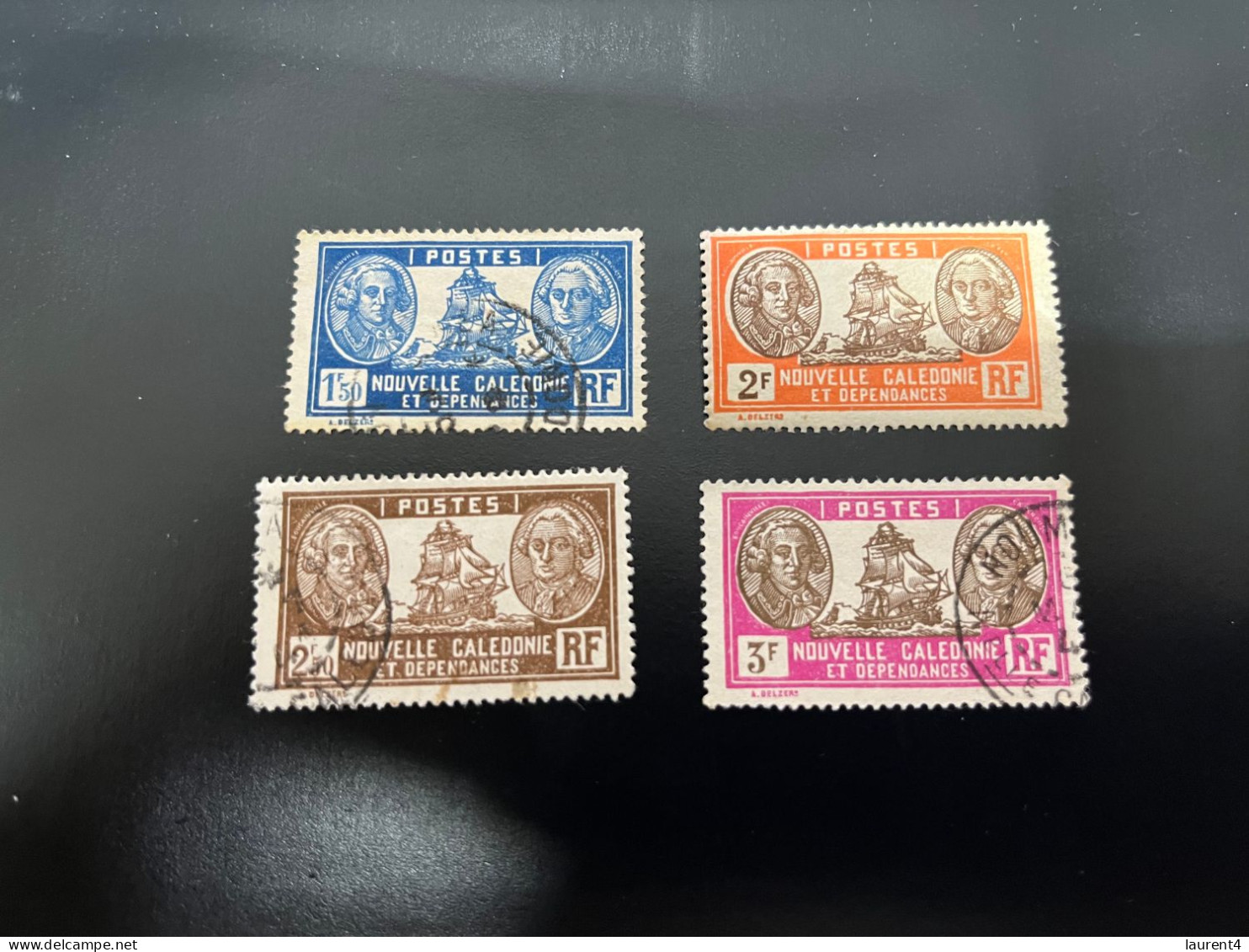 21-10-2023 (stamps) Nouvelle Calédonie Et Dépendence (4 Stamps) - Gebraucht