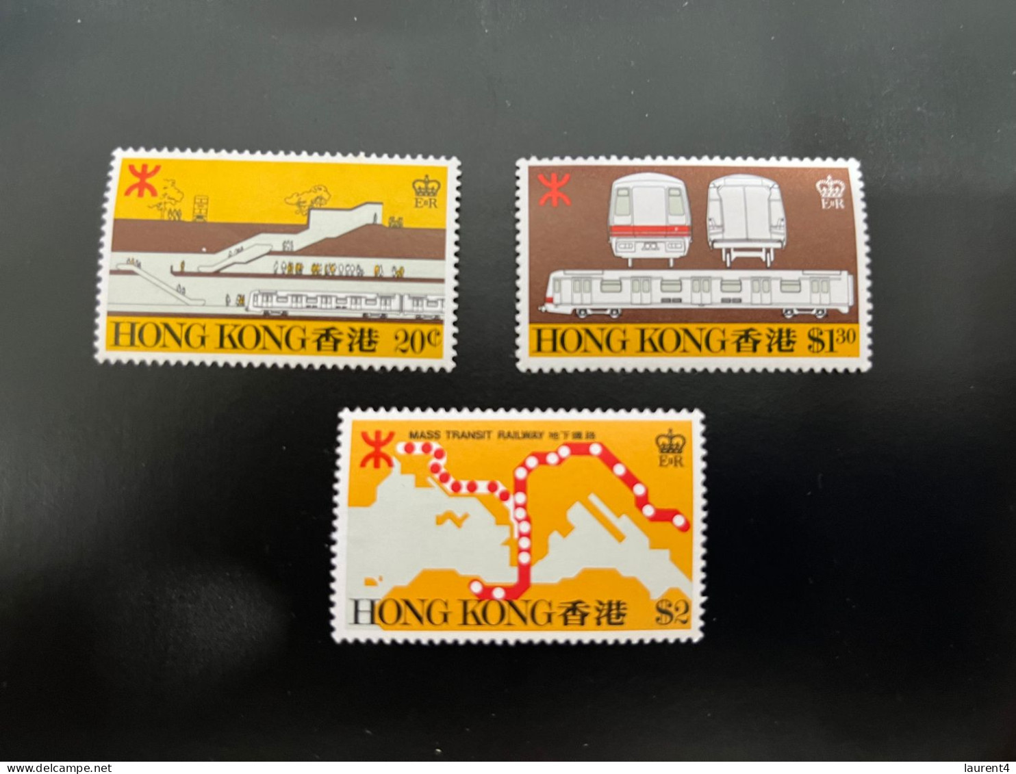 21-10-2023 (stamps) Hong Kong (3 Stamps) Transport - Unused Stamps