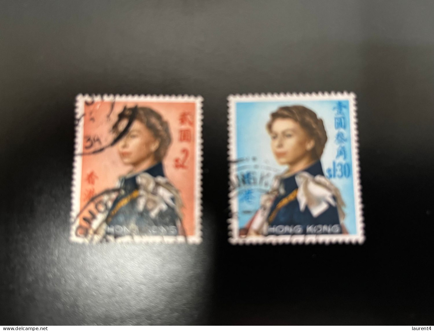 21-10-2023 (stamps) Hong Kong (6 Used Stamps) Queen Elizabeth II - Oblitérés