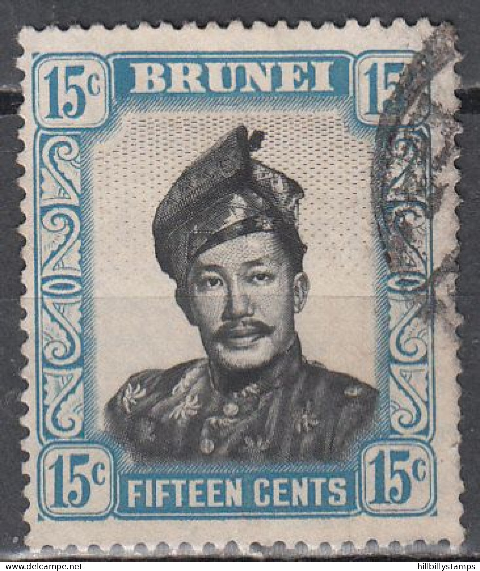 BRUNEI   SCOTT NO  91  USED    YEAR 1952   WMK 4 - Brunei (...-1984)