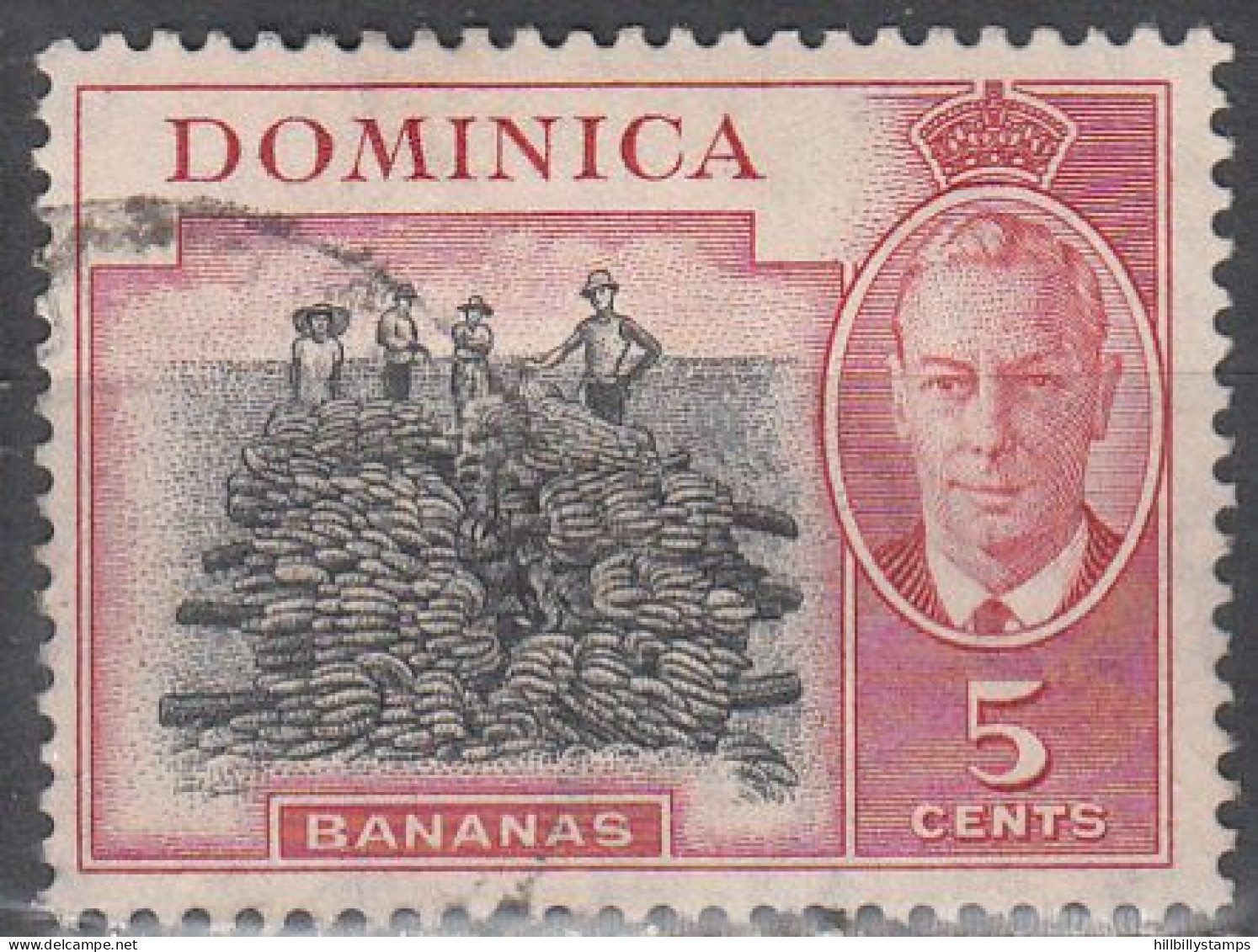 DOMINICA  SCOTT NO  127  USED    YEAR 1951 - Dominica (...-1978)