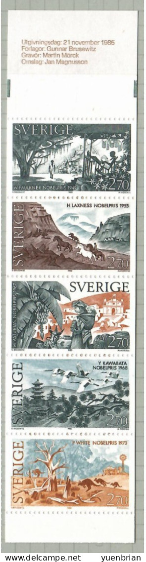 Sweden 1985, Bird, Birds, Booklet Of 5v, MNH** - Kranichvögel