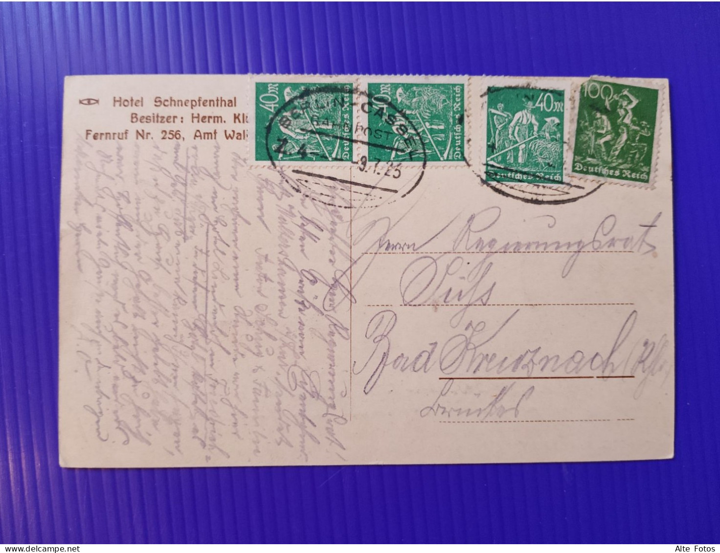 Alte AK Ansichtskarte Postkarte Schnepfenthal Hotel Waltershausen Gasthaus Thüringen Deutsches Reich Deutschland Alt Old - Waltershausen