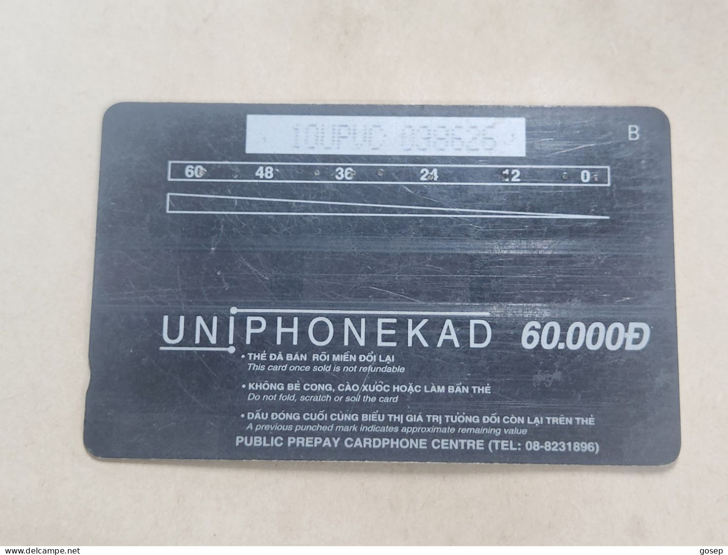 VIETNAM(10UPVC)GPT-Duong Ve-(19)(10UPVC038626)(60.000 Vietnamese Dong)(tirage-60.000)used Card+1card Prepiad - Vietnam