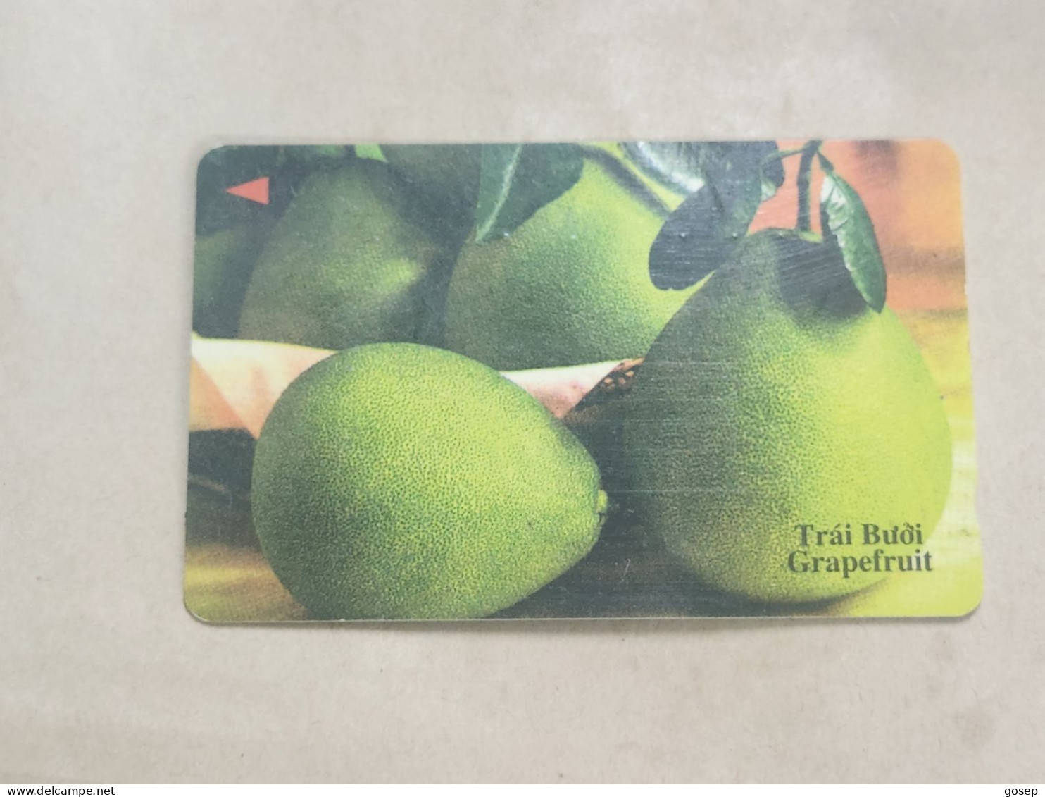 VIETNAM(13UPVB)GPT-Grapefruit (Pomelo)(20)(13UPVB001957)(60.000 Vietnamese Dong)(tirage-18.547)used Card+1card Prepiad - Vietnam