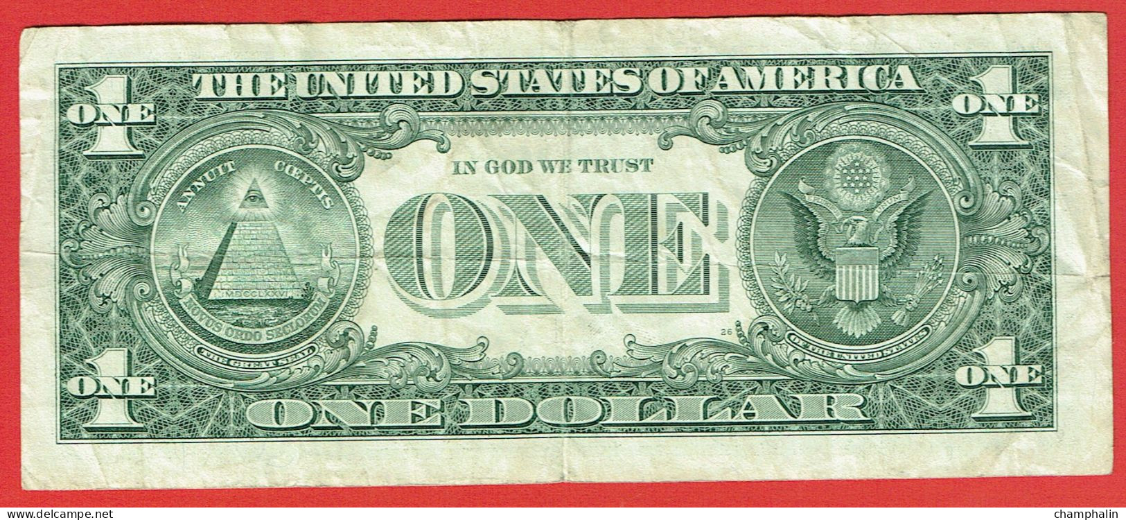 Etats-Unis D'Amérique - Billet De 1 Dollar - George Washington - Boston A - 2013 - P537 - Bilglietti Della Riserva Federale (1928-...)