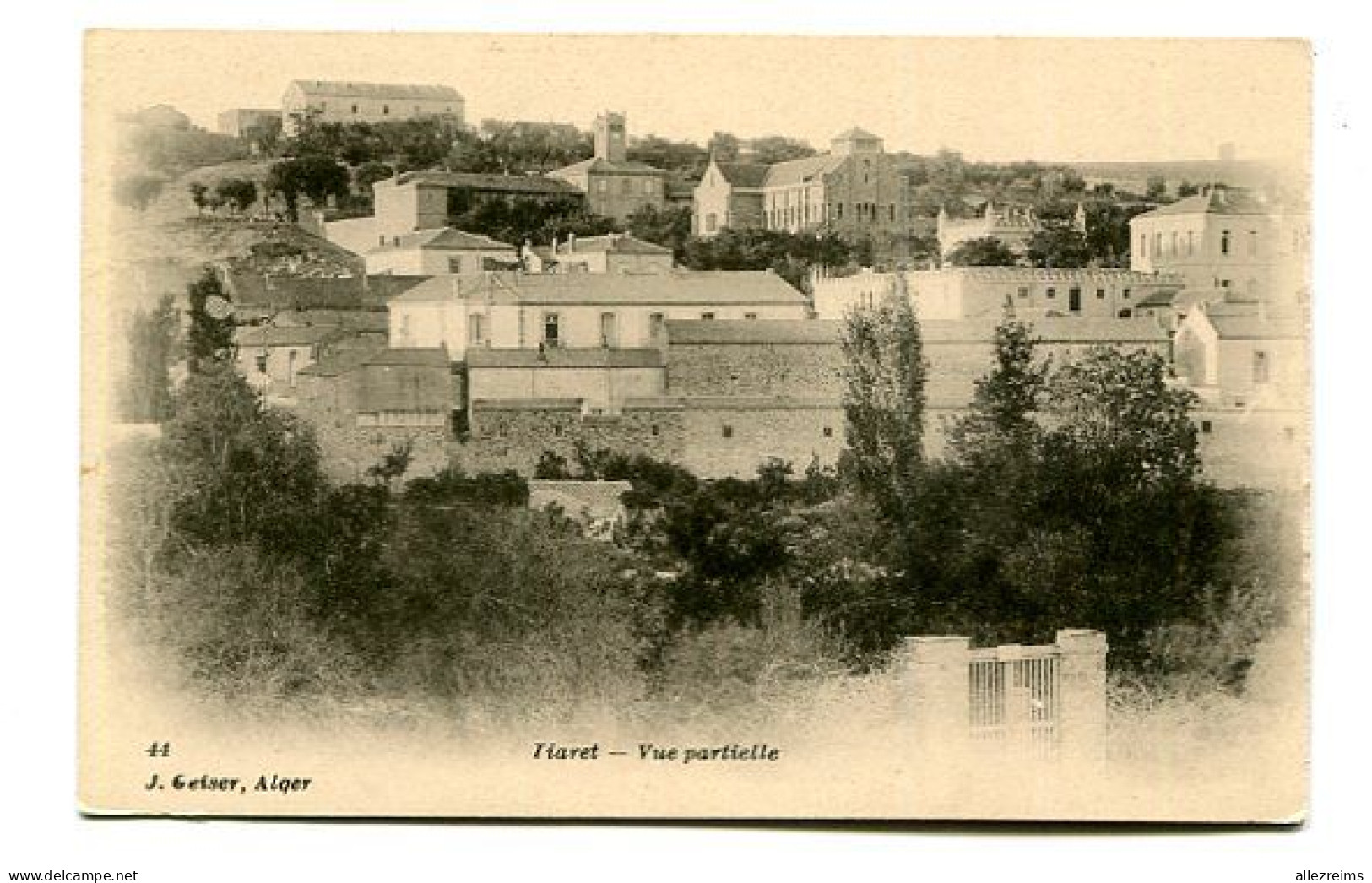 Carte Algérie  : TIARET   Panorama   A   VOIR   !!! - Tiaret