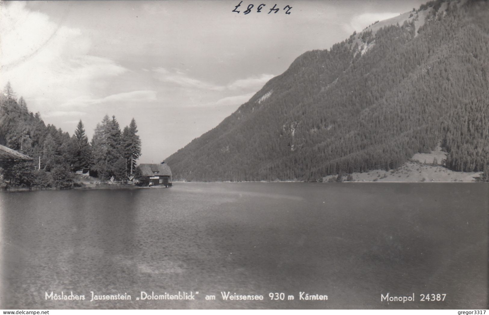 D6635) WEISSENSEE - Möslacher Jausenstein DOLOMITENBLICK Am Weissensee Kärnten - - Weissensee