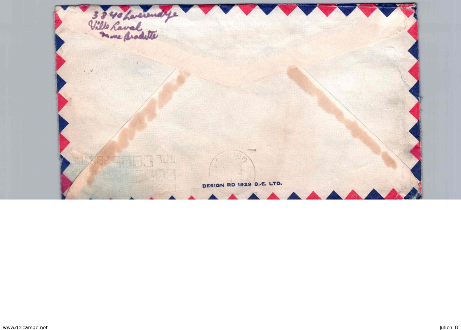 Enveloppe Canada 1973 - Air Mail - Poste Aérienne