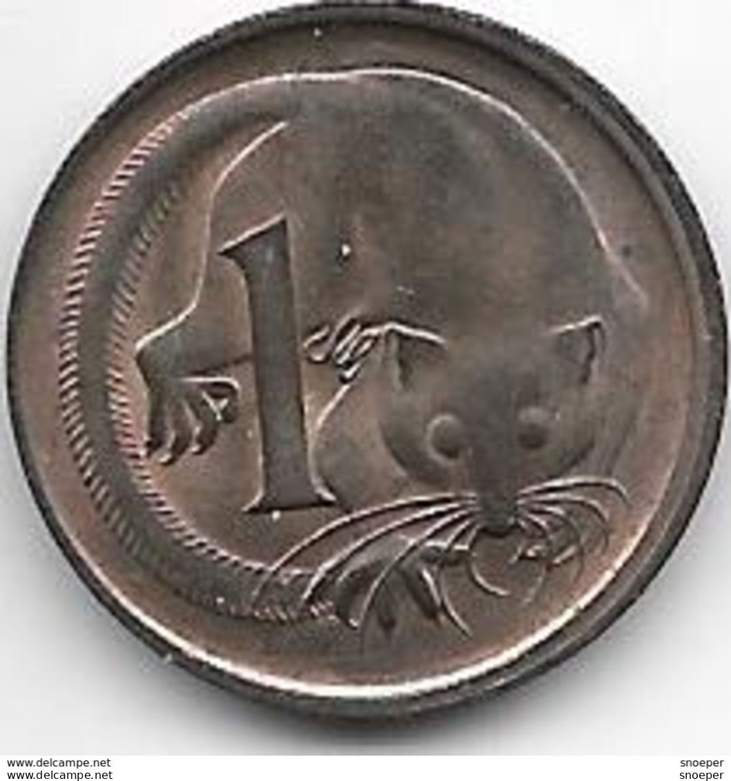 *australia 1 Cent 1967  Km 62 Key Date !!! Unc - Cent