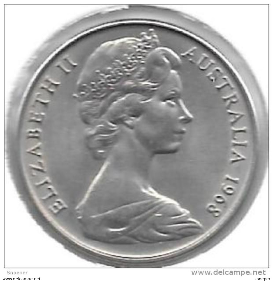 *australia 10 Cents   1968   Km  65   Unc !!catalog Val 14,00$ - 10 Cents