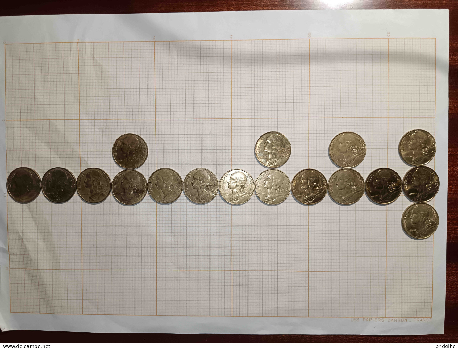 France 5ème République 20 Centimes Marianne Lot - Lots & Kiloware - Coins