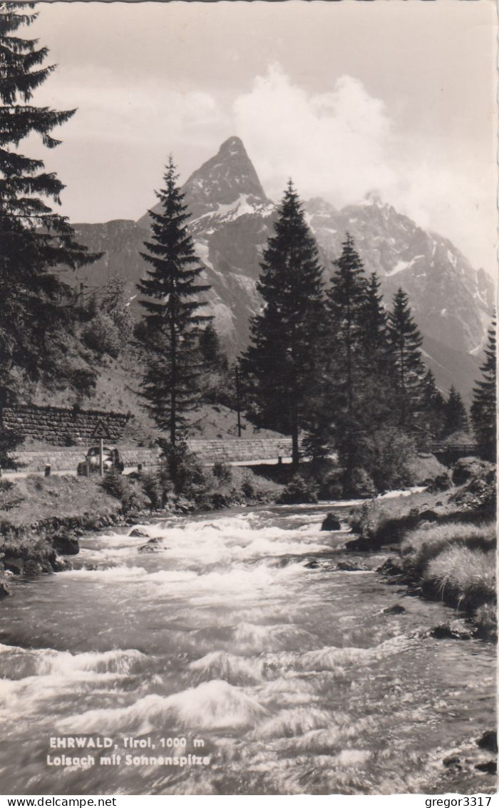 D6654) EHRWALD - Tirol - Laisach Mit Sonnenspitze ALT ! - Ehrwald