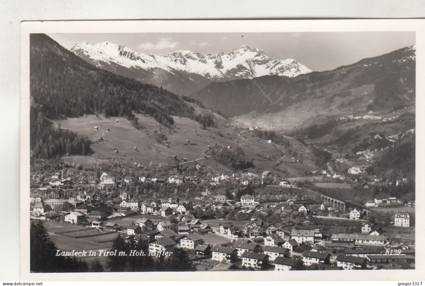 D6656) LANDECK In Tirol Mit Hoh. Riffler - Häuser Details ALT 1956 - Landeck