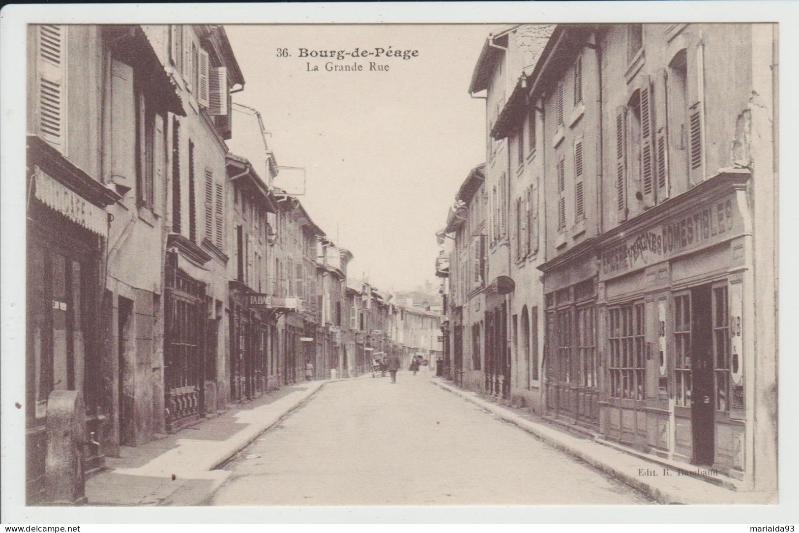 BOURG DE PEAGE - DROME - LA GRANDE RUE - Bourg-de-Péage