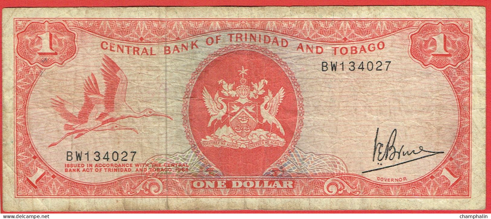 Trinidad & Tobago - Billet De 1 Dollar - 1964 - P30a - Trinidad Y Tobago