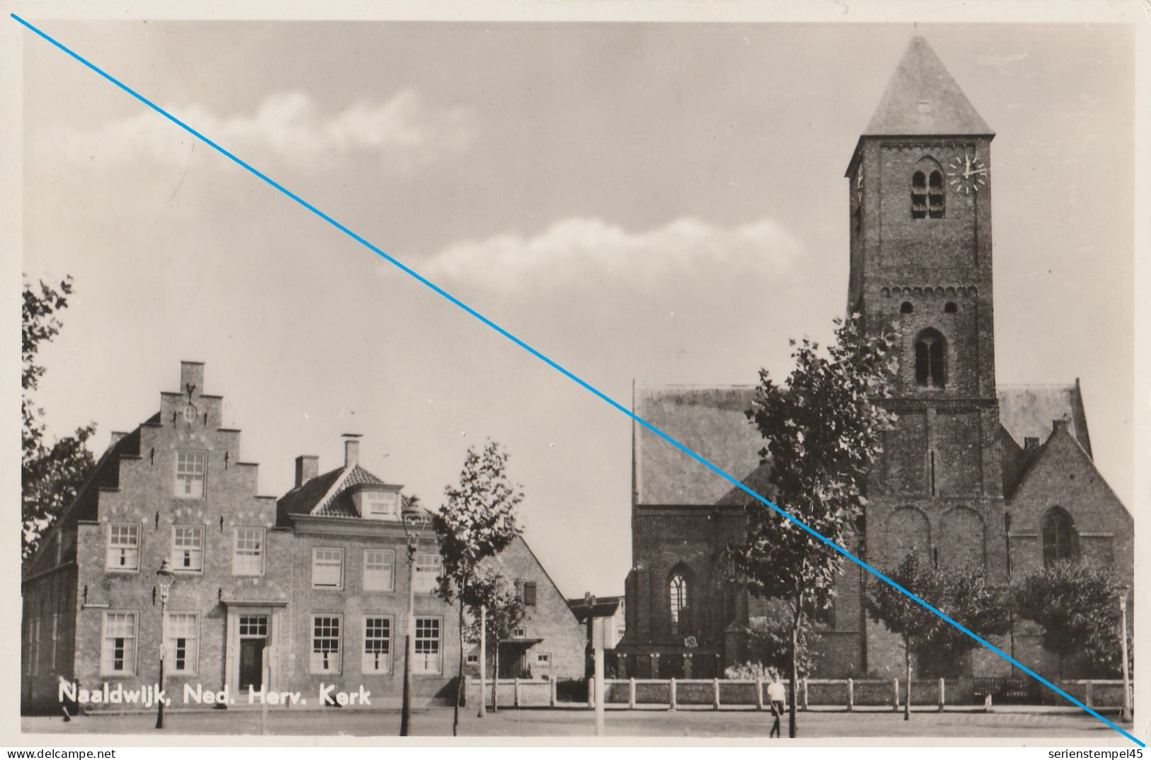 Ak Niederlande  Süd-Holland  Naaldwijk Ned. Herv. Kerk 1959 - Naaldwijk