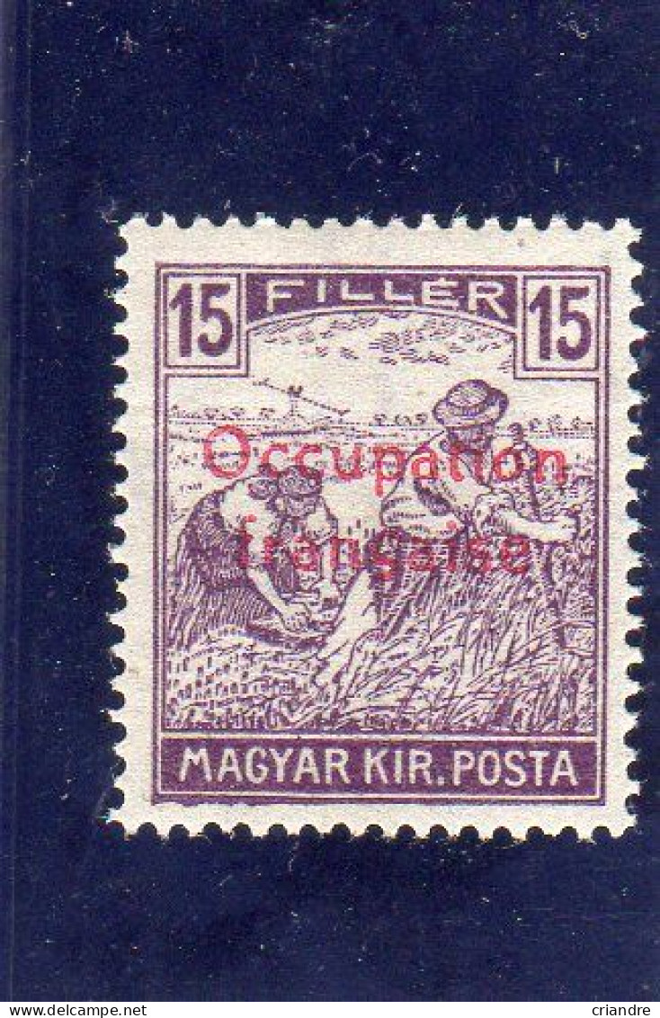 HONGRIE: France Colonies, Année 1919  Lot De 7 Valeurs N° 5*,6*,8*,9*,10*,11*36* - Nuovi