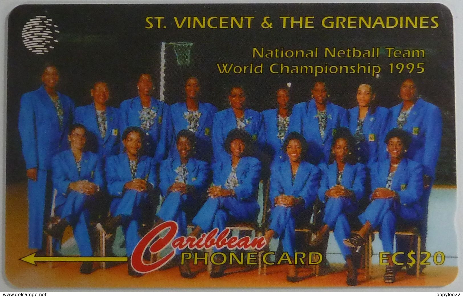 ST VINCENT & THE GRENADINES - GPT - National Netball Team - Championship 1995 - $20 - Coded Without Control - San Vicente Y Las Granadinas