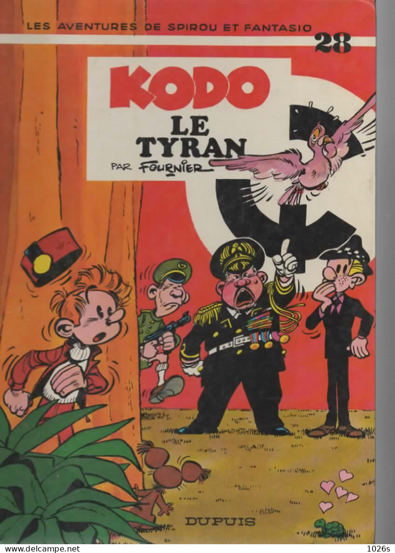 B.D.SPIROU ET FANTASIO - KODO LE TYRAN  -  E.O.1979 - Spirou Et Fantasio