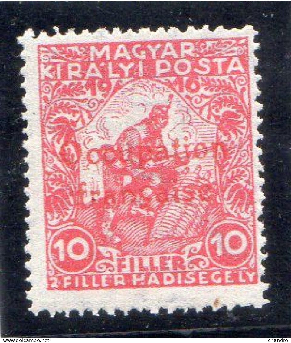 HONGRIE: France Colonies, Années 1916-17  Lot De 3 Valeurs N° 1*(R)1*(B),3* - Neufs