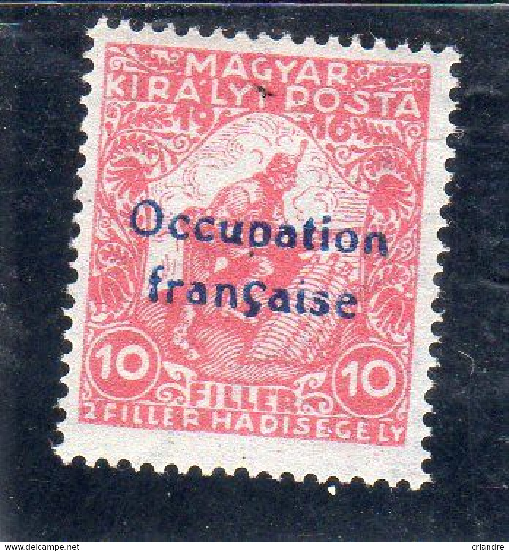 HONGRIE: France Colonies, Années 1916-17  Lot De 3 Valeurs N° 1*(R)1*(B),3* - Neufs