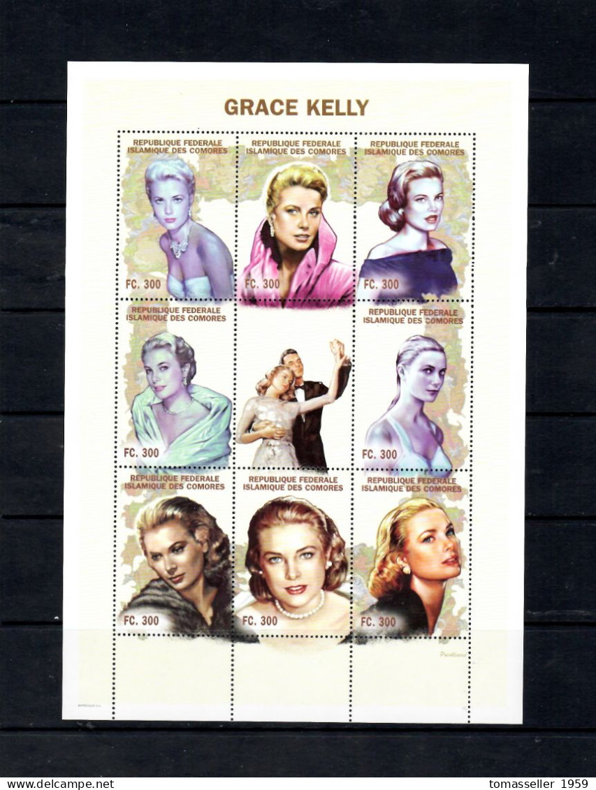 Comoros-1998 Grace Kelly-1 S/s.MNH** - Comores (1975-...)