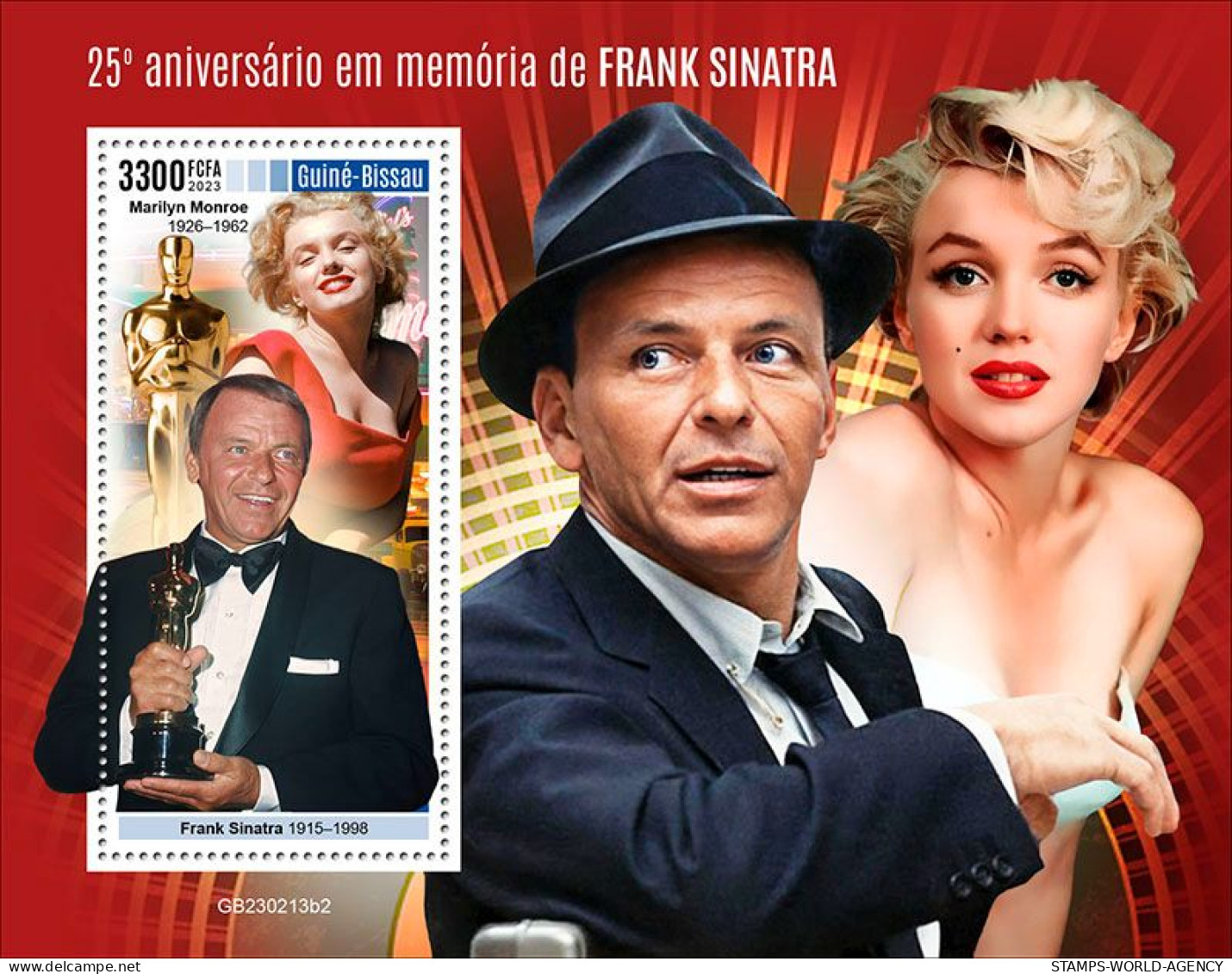 2023-04 - GUINEA BISSAU-  FRANK SINATRA   II    1V  MNH** - Chanteurs