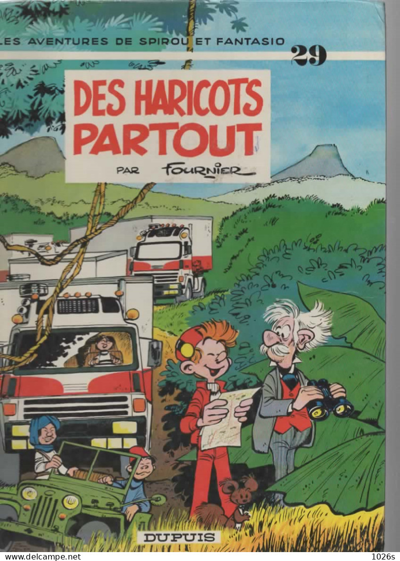 B.D.SPIROU ET FANTASIO - DES HARICOTS PARTOUT -  1980 - Spirou Et Fantasio