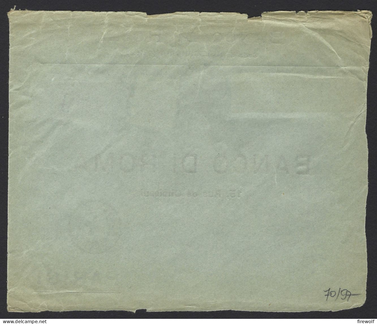 F03 - Egypt Alexandria - French Office - Front Of Registered Cover 1913 To France - Banco Di Roma - Covers & Documents