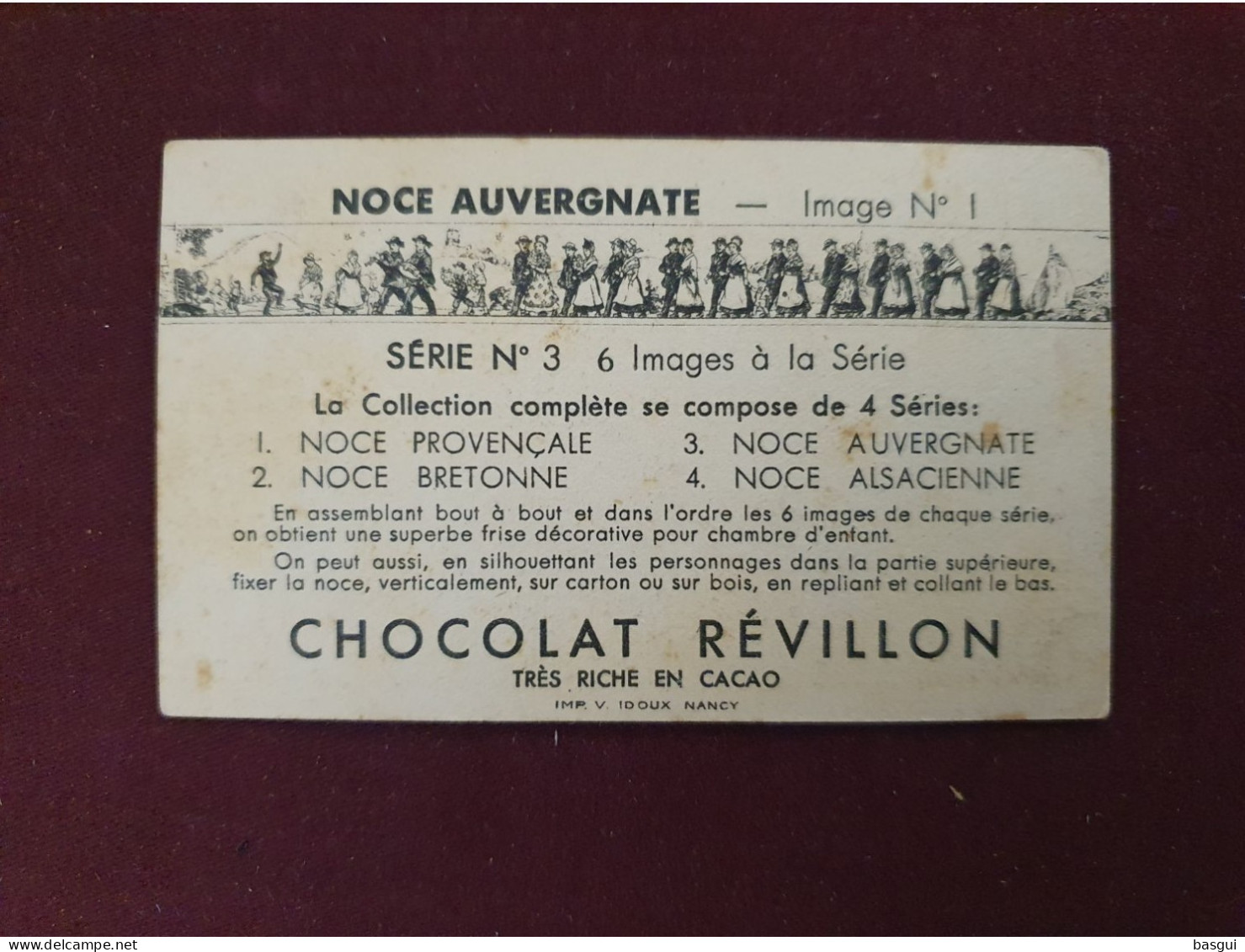 Chromo Pub Chocolat Révillon - Revillon