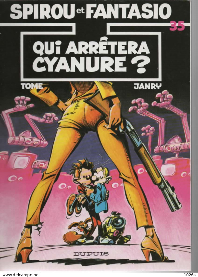 B.D.SPIROU ET FANTASIO - QUI ARRETERA CYANURE ? -  1997  POUR ENI - Spirou Et Fantasio