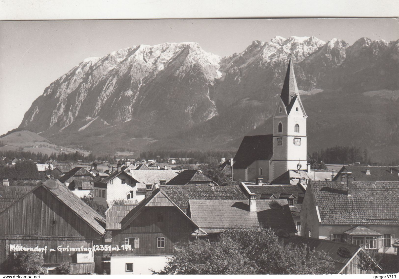 D6693) MITTERNDORF - Grimming - Kirche Häuser ALT - Bad Mitterndorf