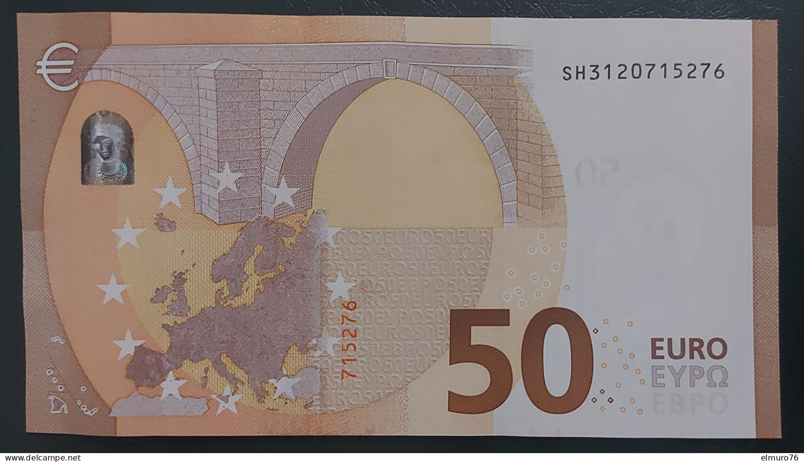 50 EURO S050C3 Italy Serie SH Ch 12 Lagarde Perfect UNC - 50 Euro