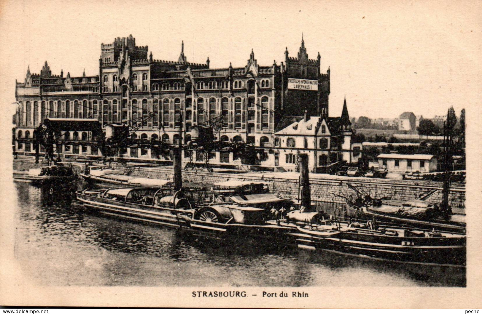 N°114424 -cpa Strasbourg -remorqueurs- - Remolcadores