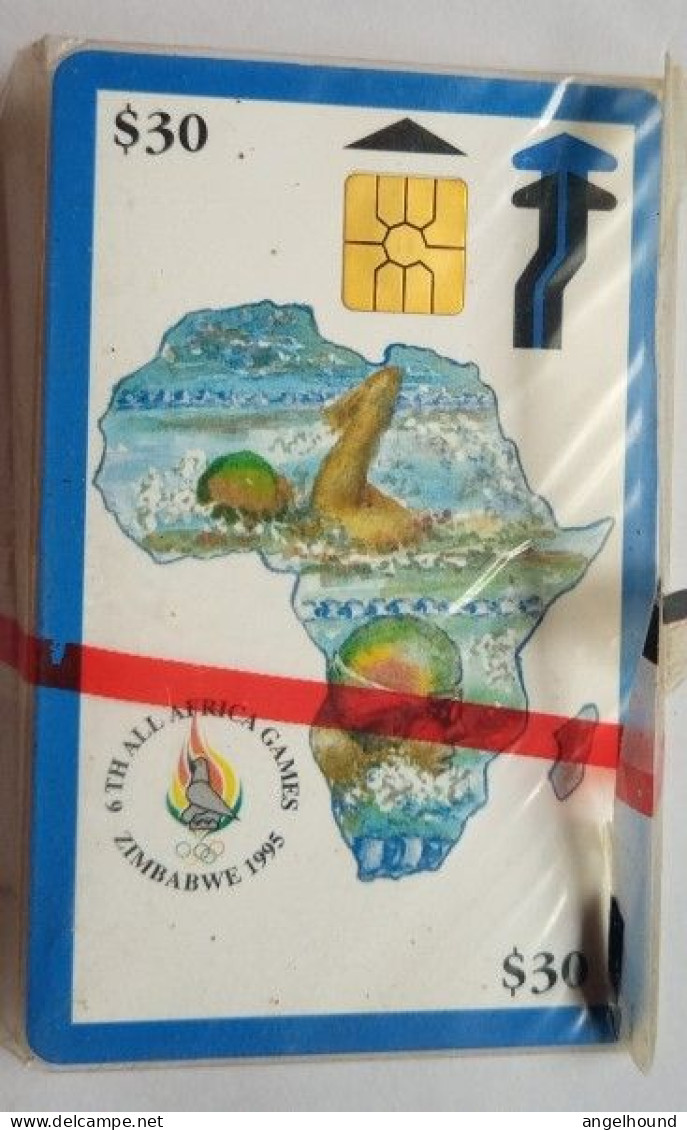 Zimbabwe $30 MINT - 6th All Africa Games 1995 - Simbabwe