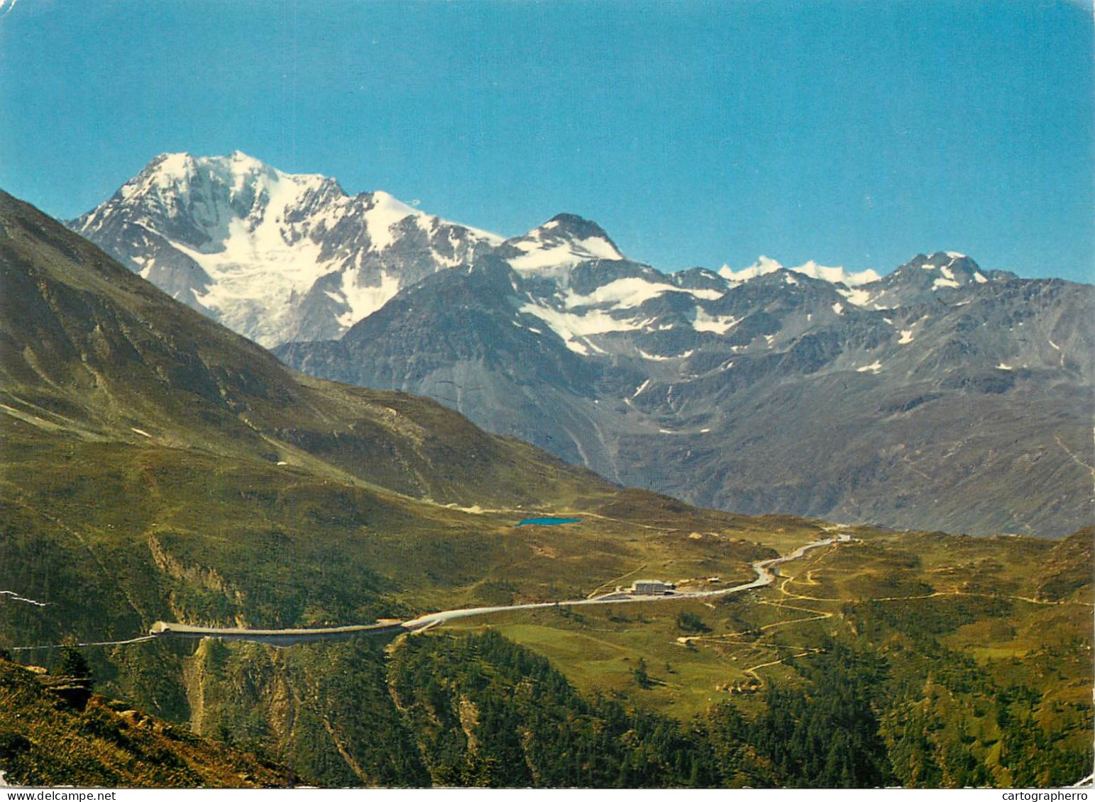 Switzerland Simplonpass Fletschhorn Boshorn Und Mischabelgruppe - Horn