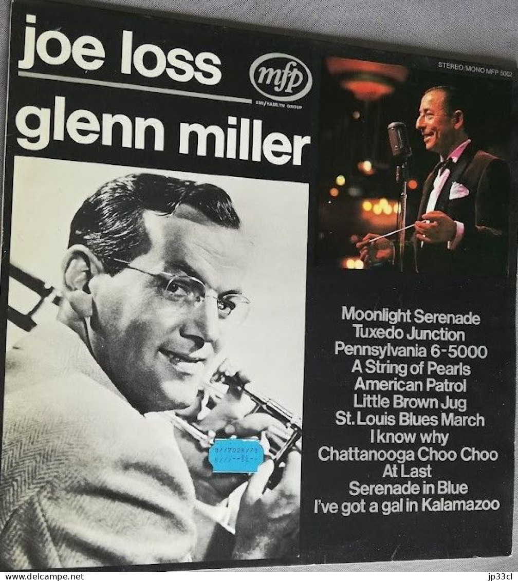 Lot de sept 33 T de Glenn Miller (In the Mood, Moonlight Serenade, Chattanooga Choo Choo, etc., etc.)